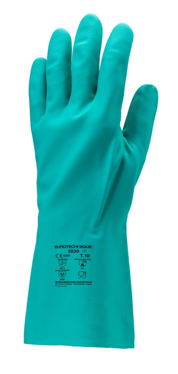 GANTS NITRILE PLUS 5500 VERT - COVERGUARD